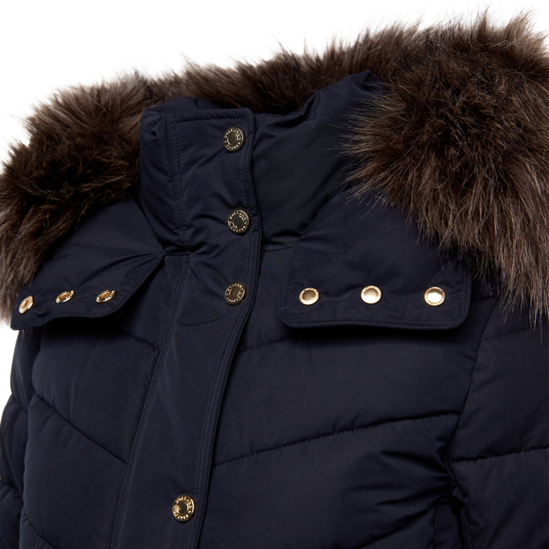 Holland Cooper Chamonix Coat - Ink Navy-12